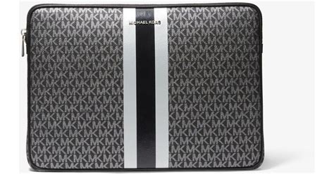 hülle macbook air 13 michael kors|Jet Set Logo Stripe 13 Inch Laptop Case .